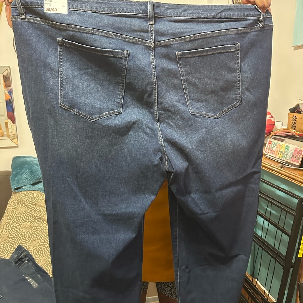 Lane Bryant Women's Boot Cut Jeans - Dark Blue